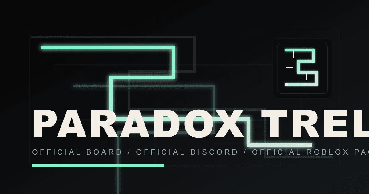 Paradox Trello editorial poster